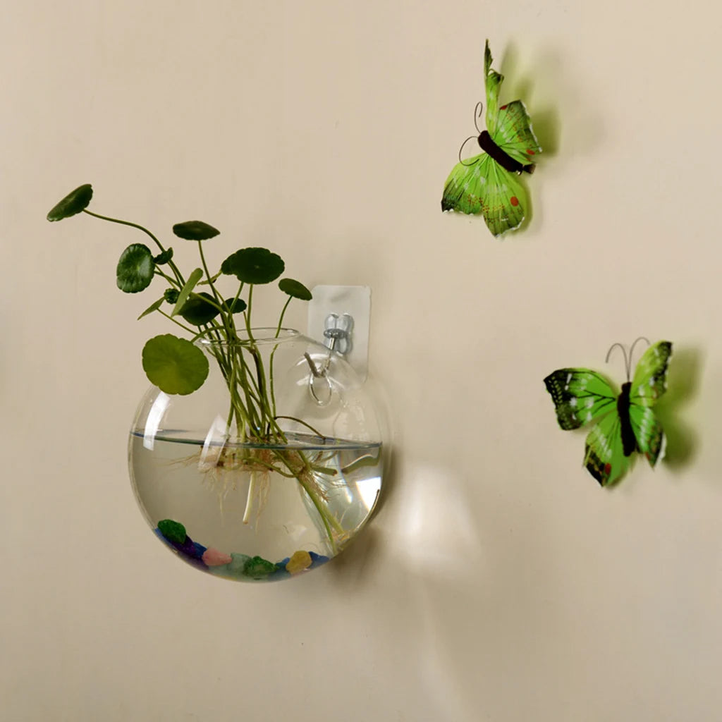 Glass Wall Hanging Terrarium Vase