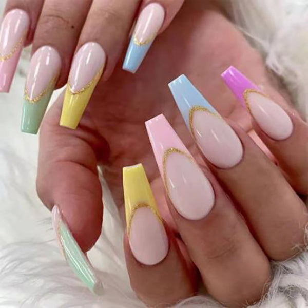 Lunro Luxe Nails – Short Coffin Set | Salon Finish