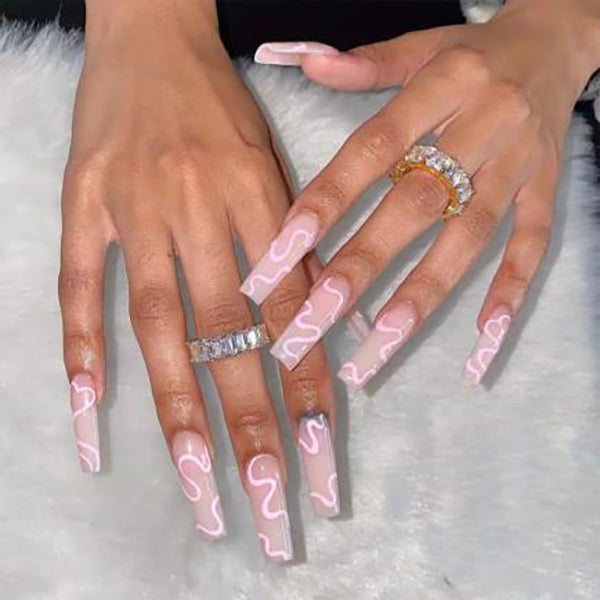 Lunro Luxe Nails – Short Coffin Set | Salon Finish