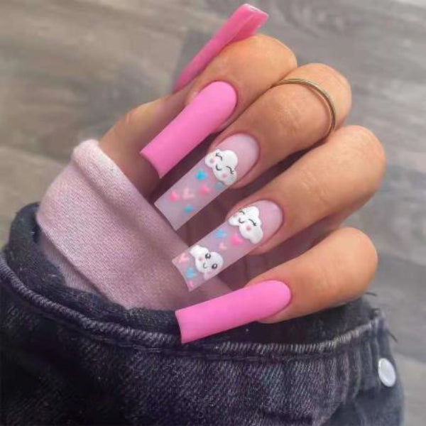 Lunro Luxe Nails – Short Coffin Set | Salon Finish