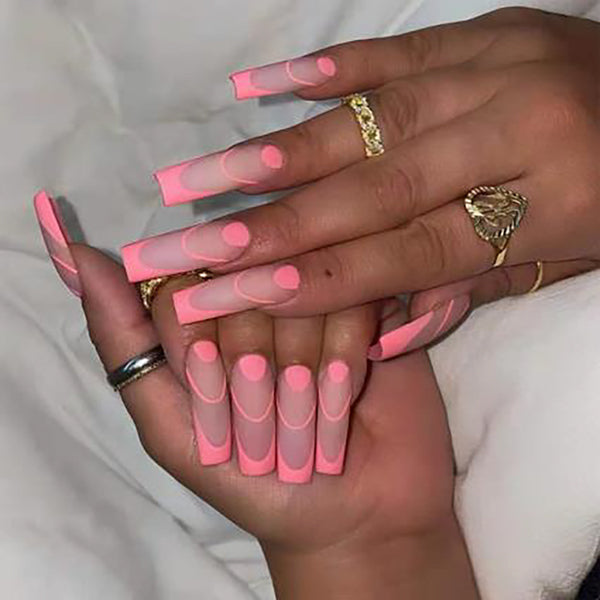 Lunro Luxe Nails – Short Coffin Set | Salon Finish