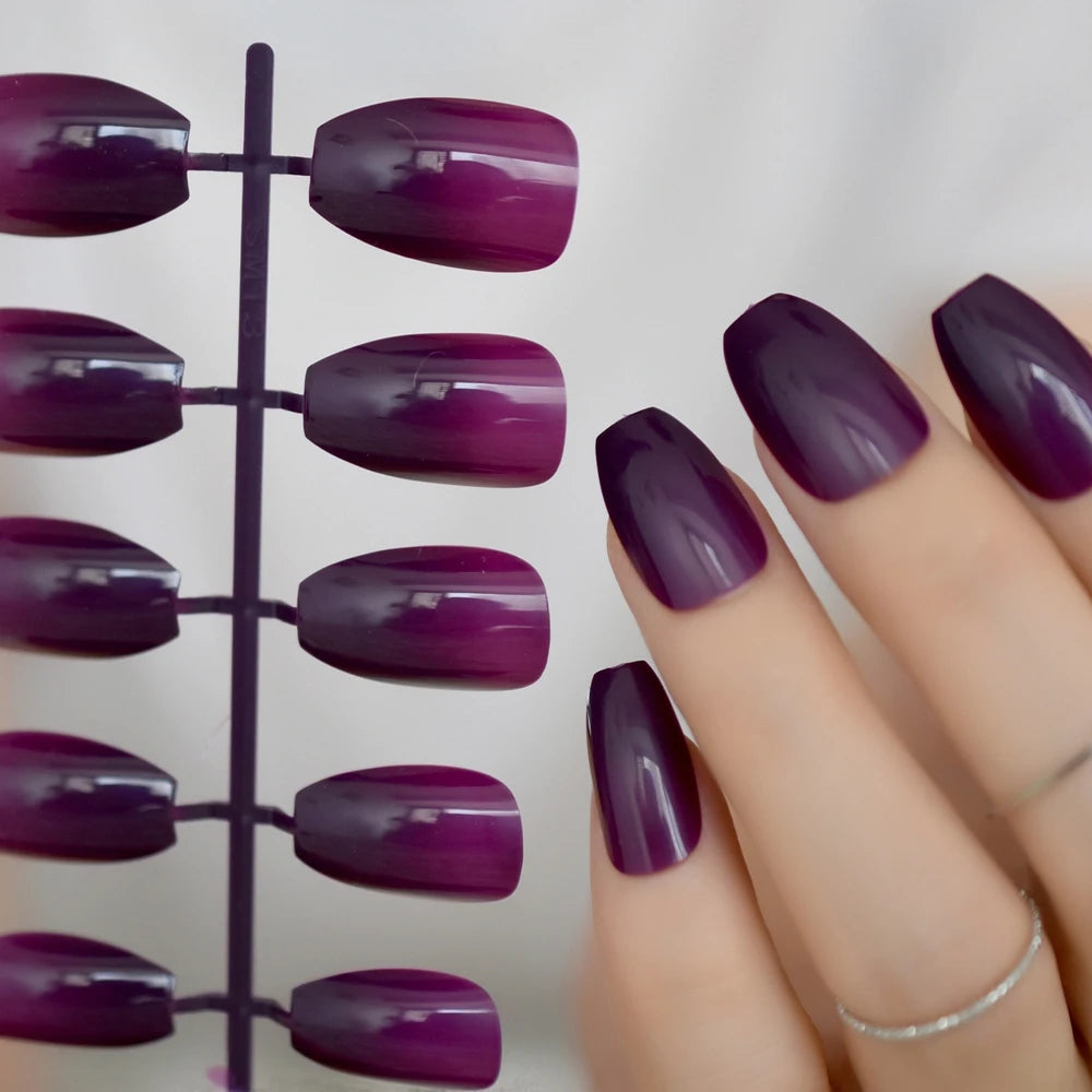 Lunro Sleek Stiletto Set – Light Brown Press-On Nails | Fashion DIY Kit