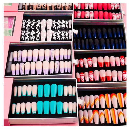 Lunro Luxe Nails – Short Coffin Set | Salon Finish