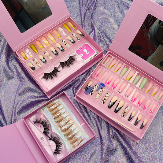 Lunro Luxe Nails – Short Coffin Set | Salon Finish